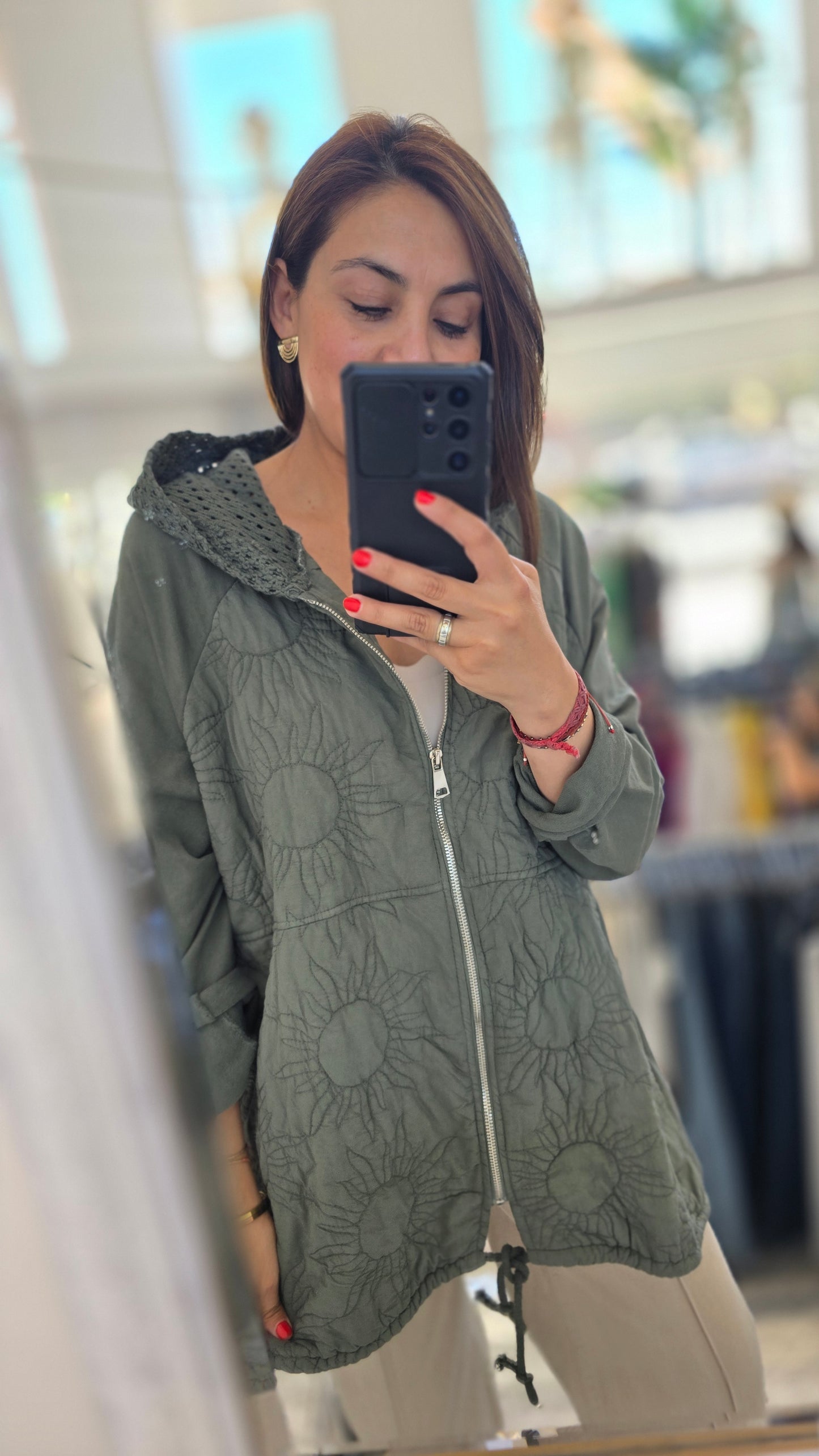 Chaqueta Verde musgo