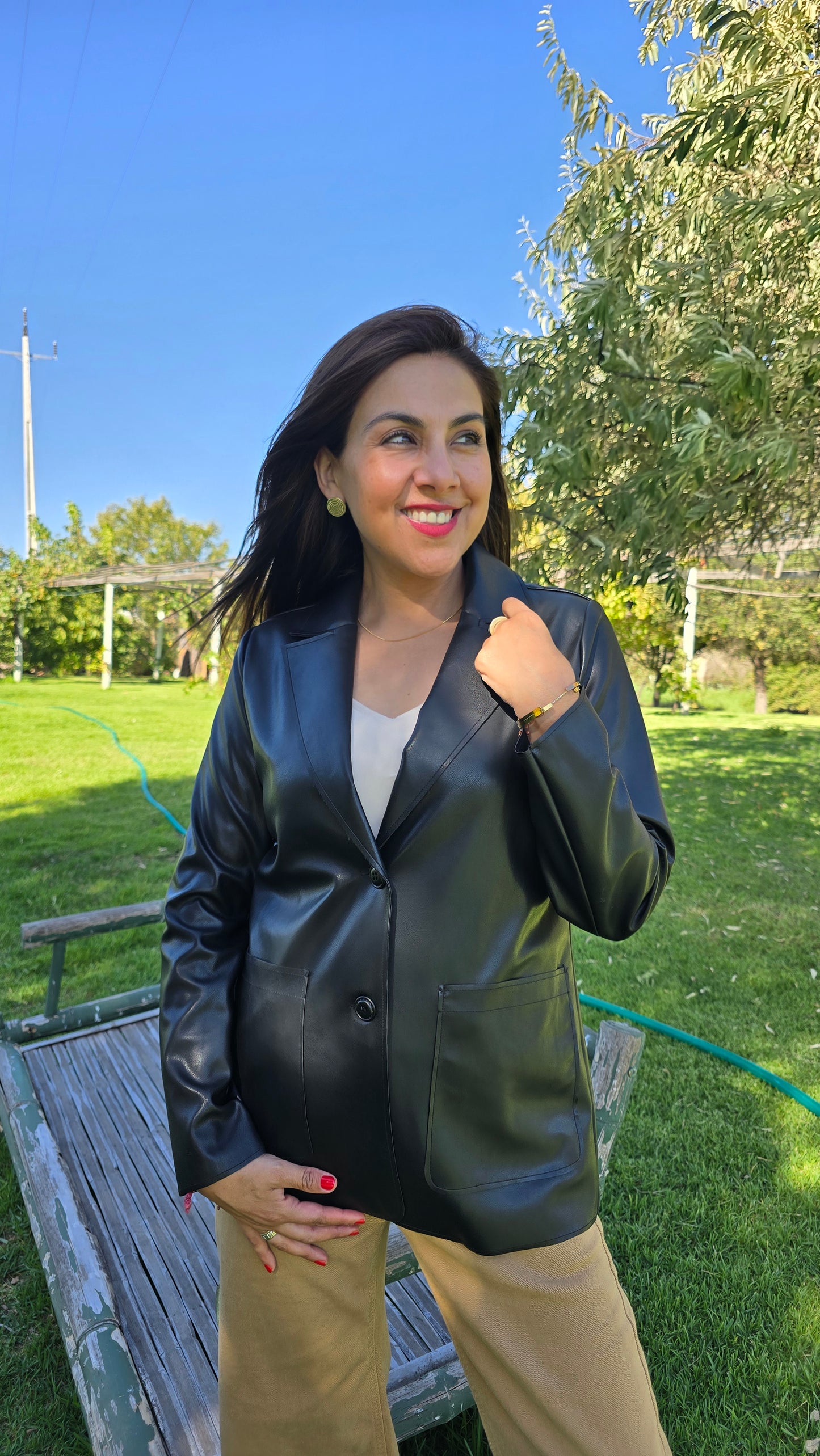 Blazer ecocuero