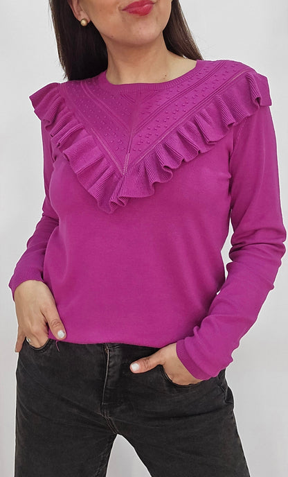 Sweater Magenta Give