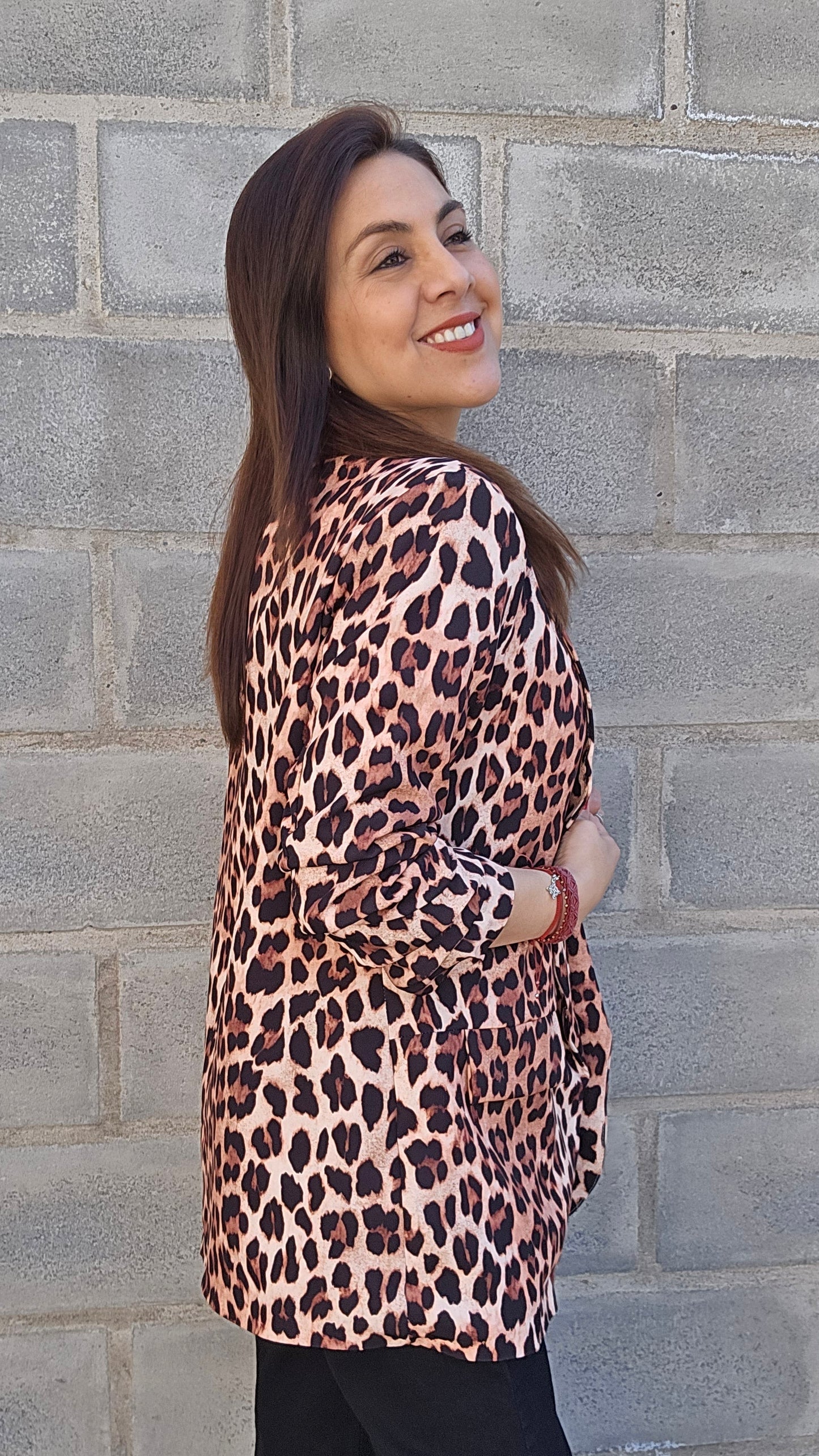 Blazer animal print