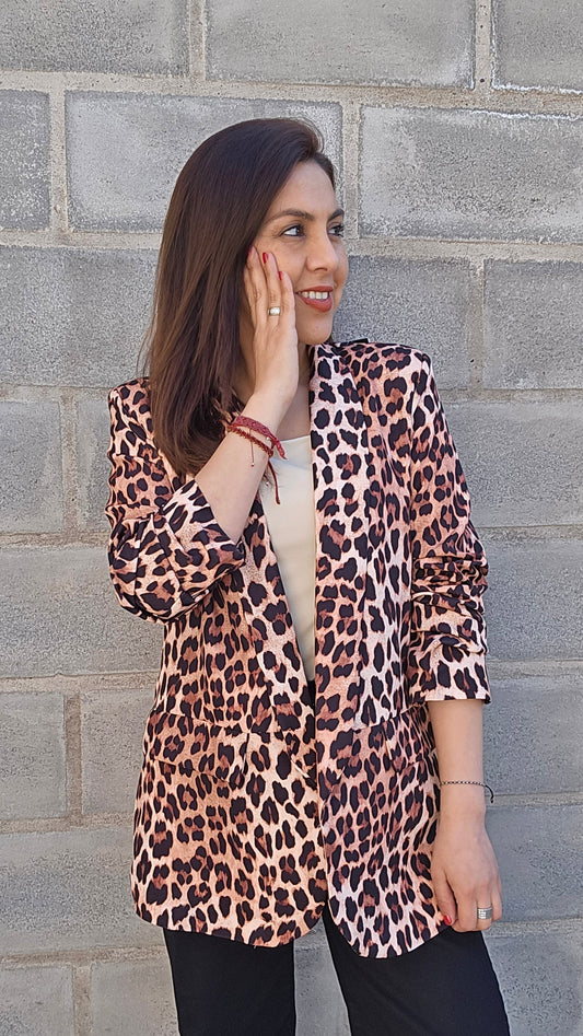 Blazer animal print