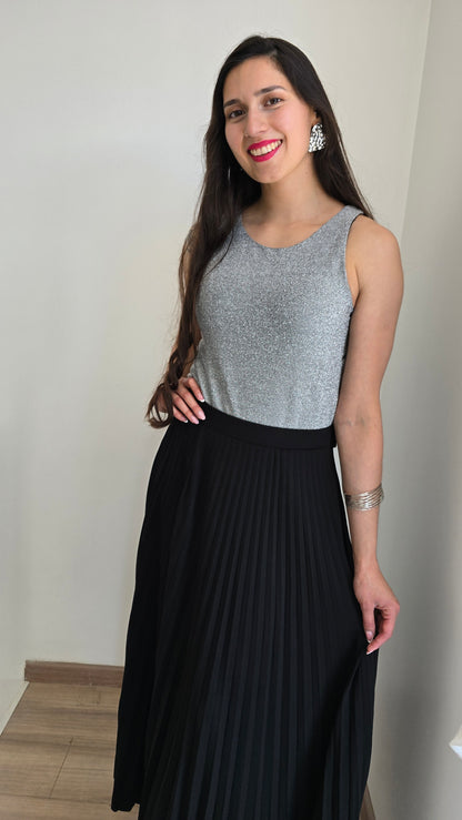 Body sin manga de lurex