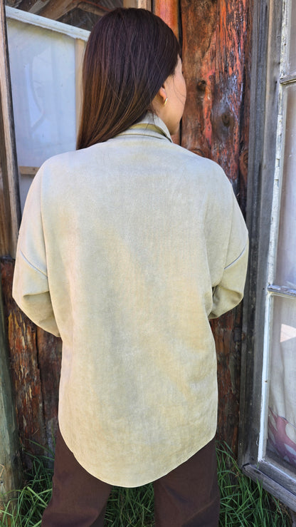 Chaqueta Gamuza Larga