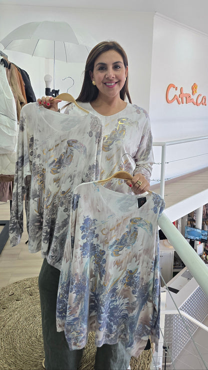 Sweater Floral Colores