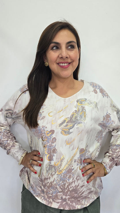Sweater Floral Colores