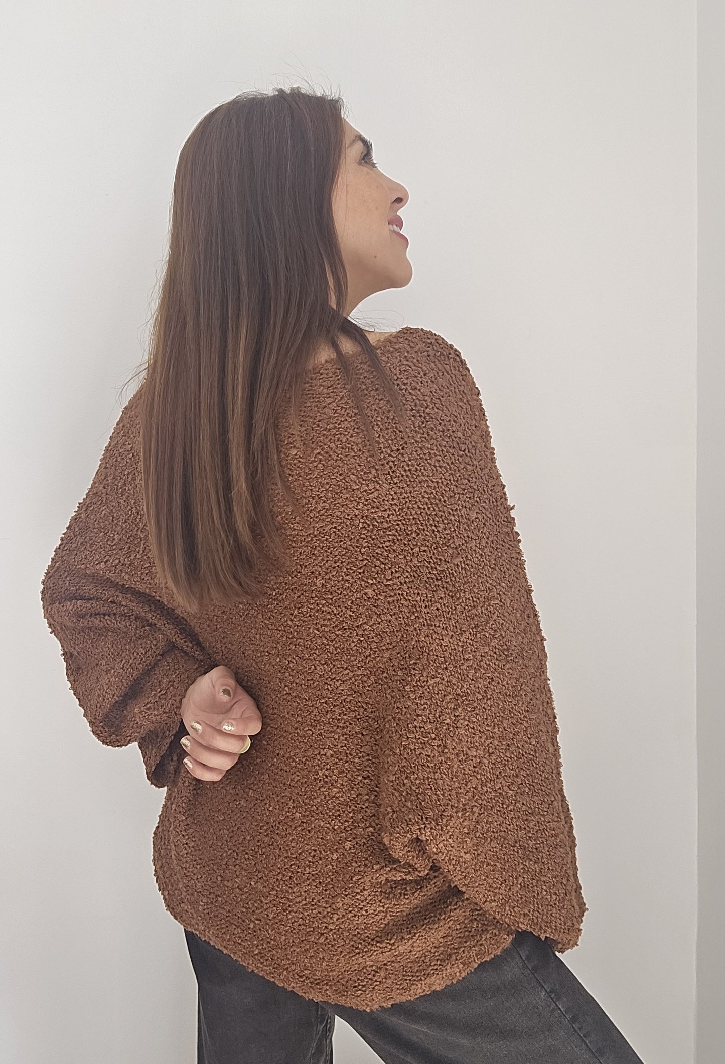 Sweater Crespo lana buclé