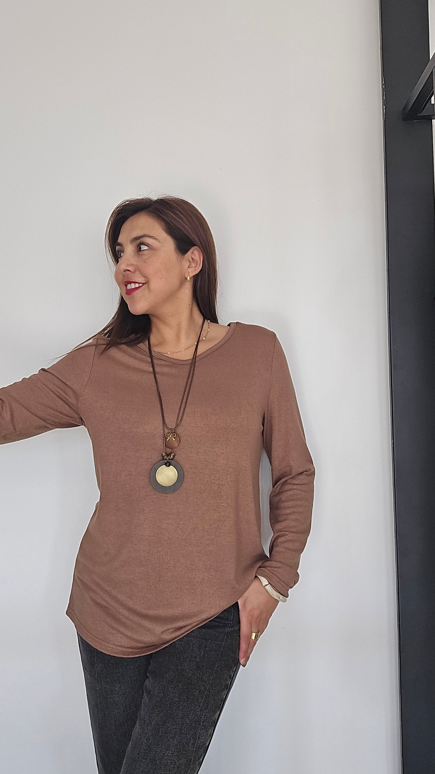 Polera con collar