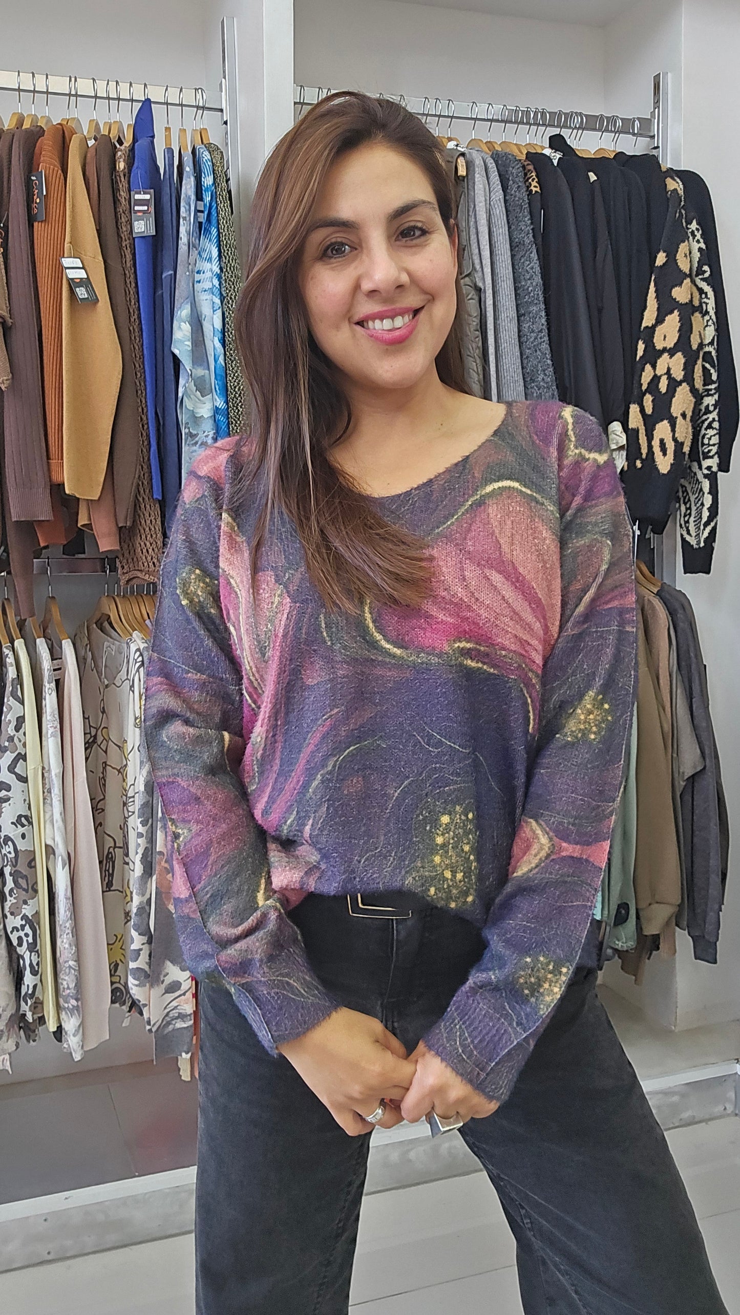 Sweater tipo cachemira