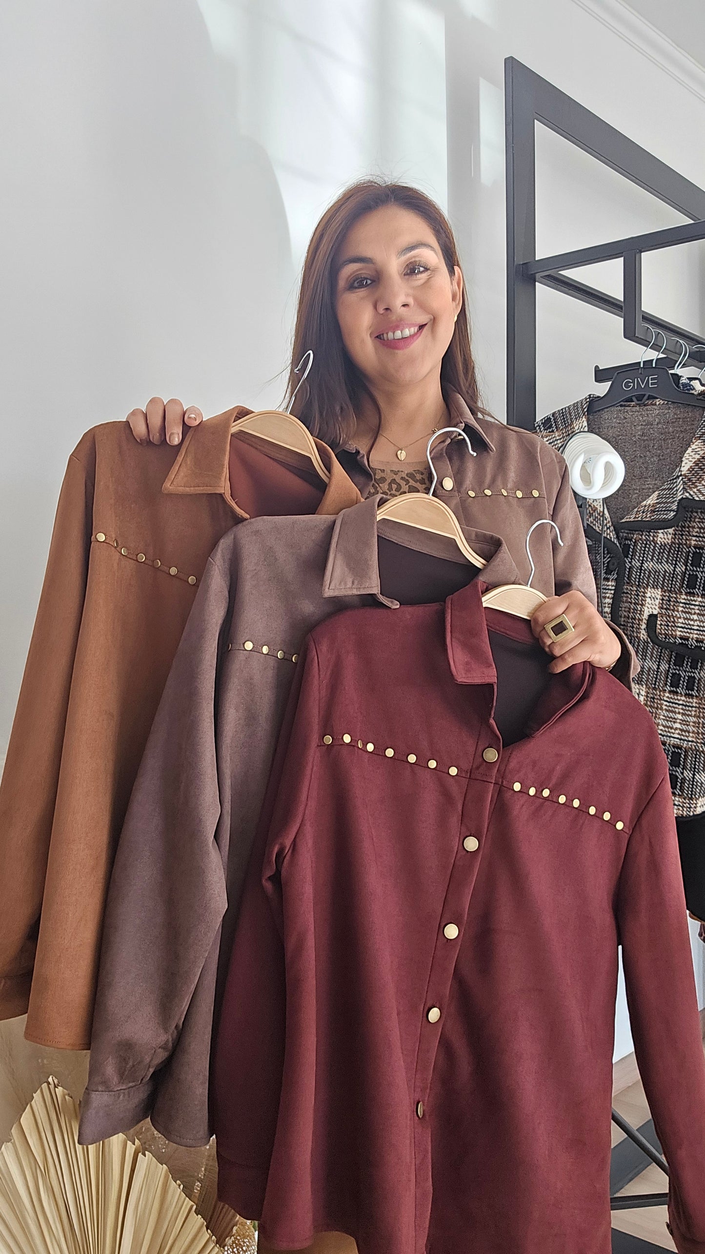 Chaqueta gamuza Andy