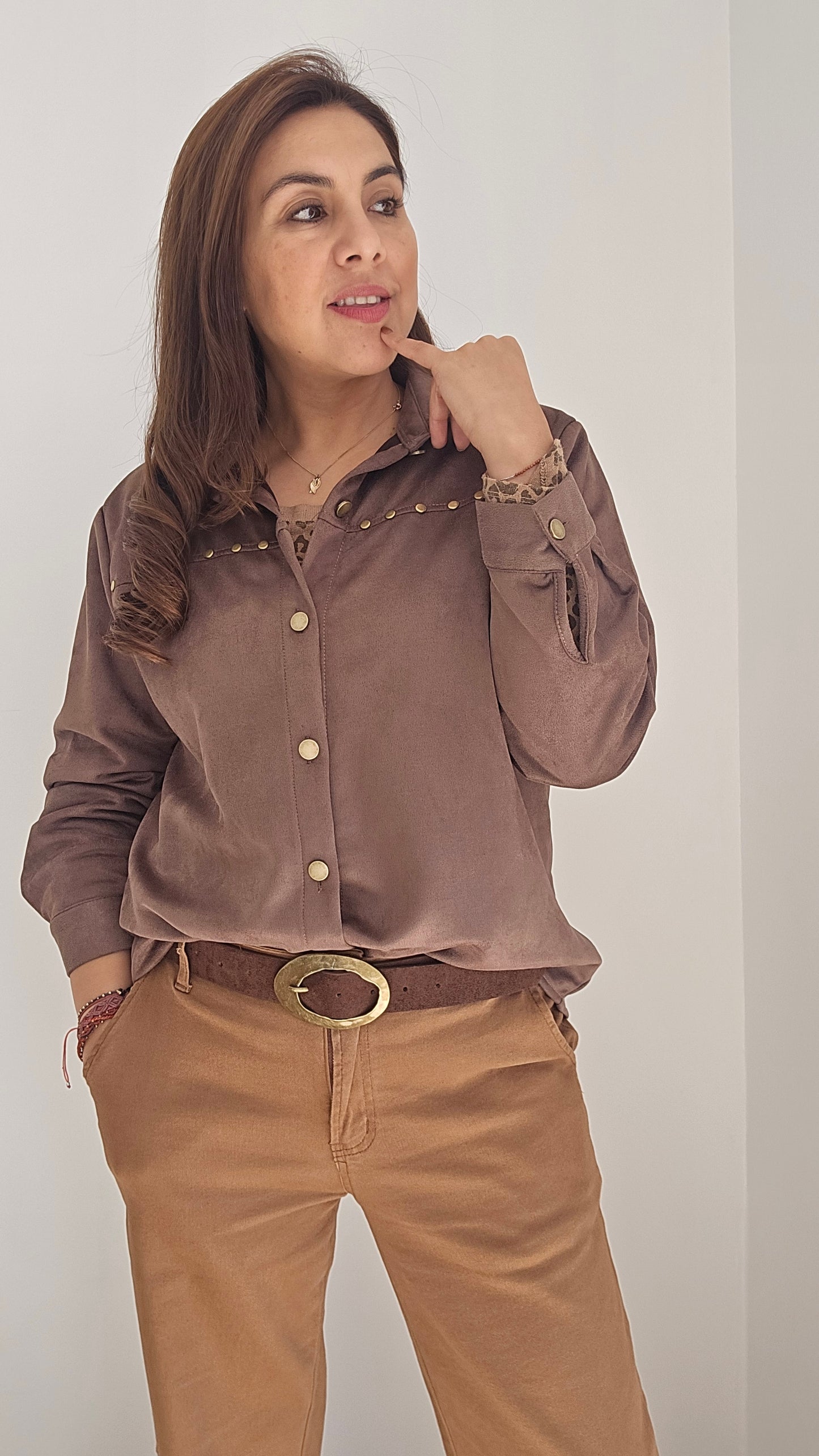 Chaqueta gamuza Andy