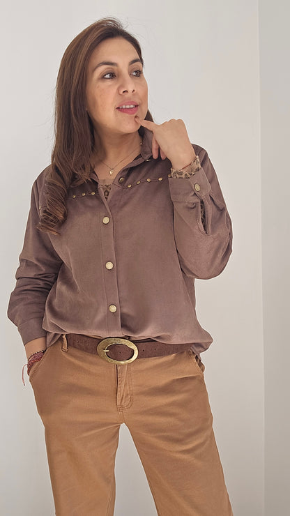 Chaqueta gamuza Andy