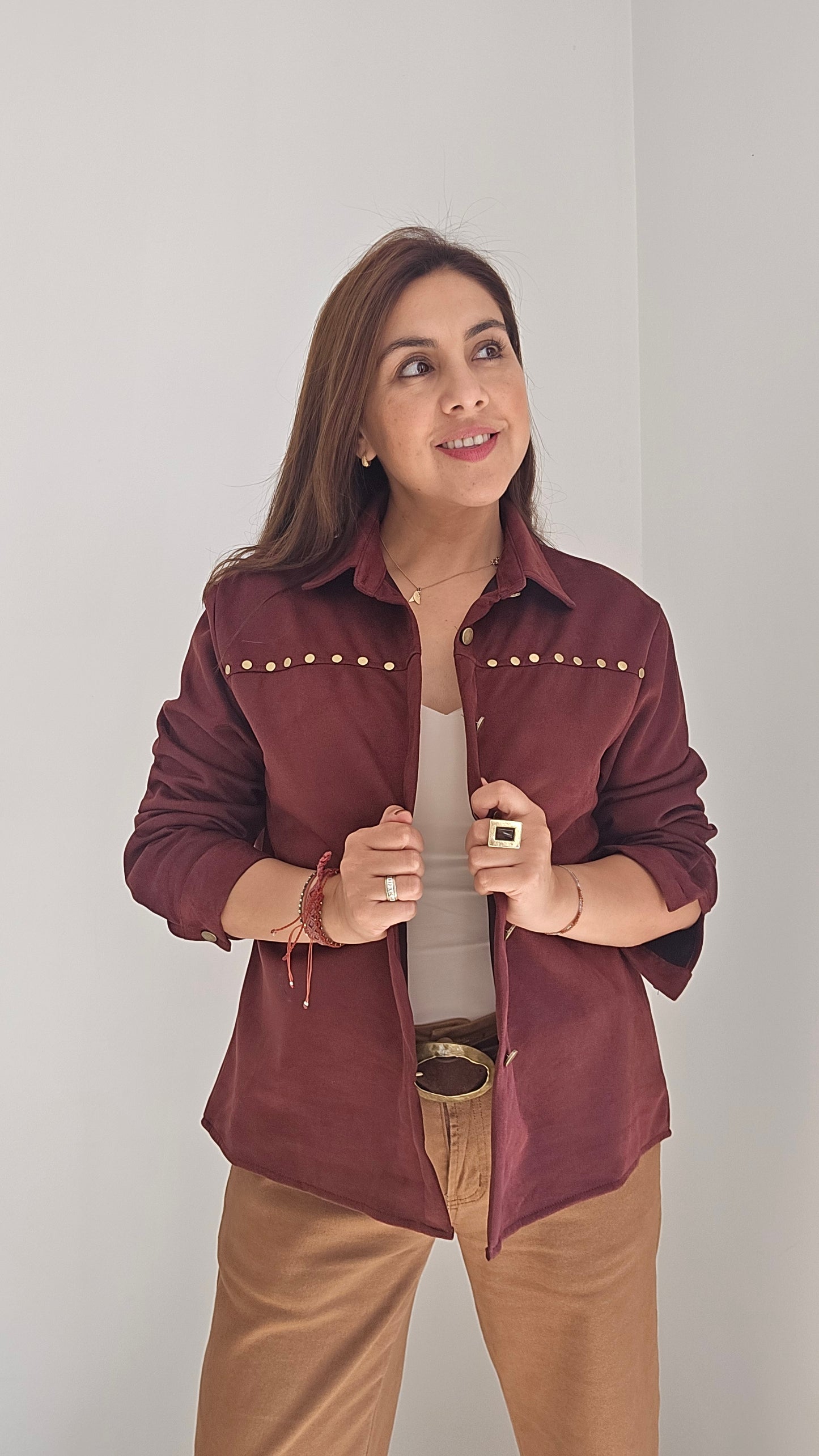 Chaqueta gamuza Andy