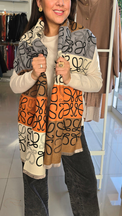 Pashimina reversible Lazos