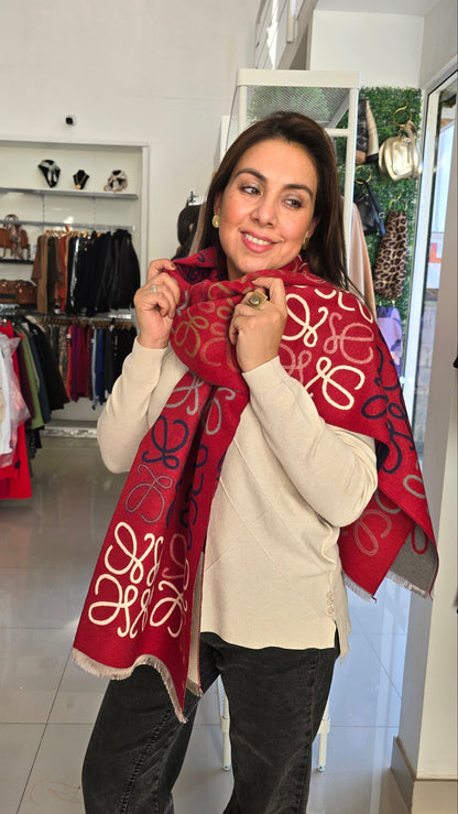 Pashimina reversible Lazos