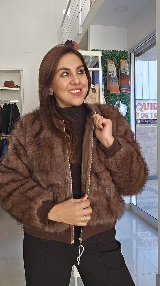 Chaqueta Piel de Conejo