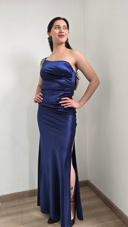 Vestido de fiesta satinado