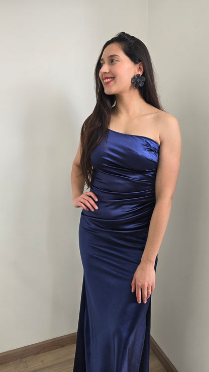 Vestido de fiesta satinado