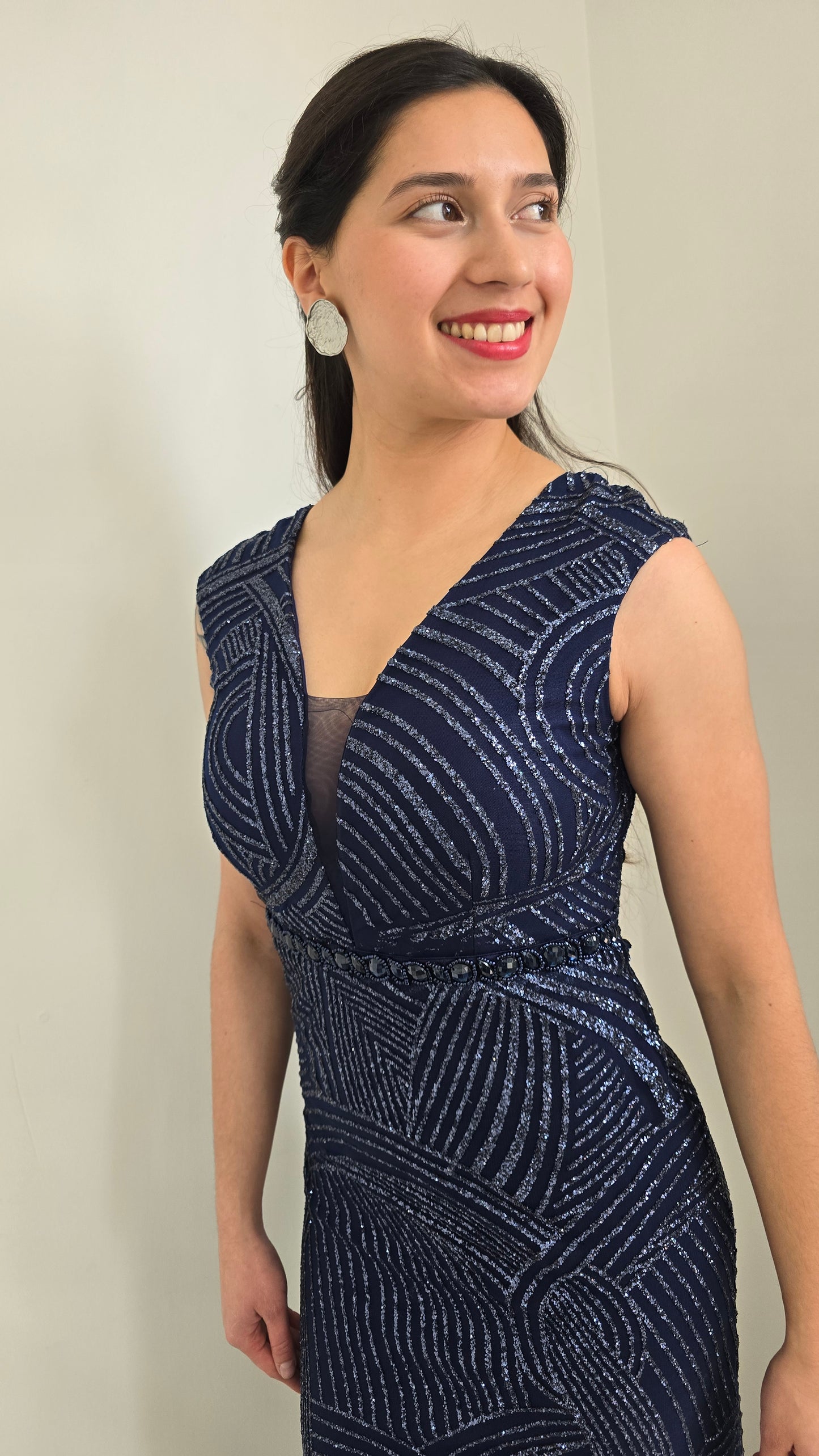 Vestido de Fiesta Escarcha