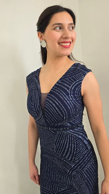 Vestido de Fiesta Escarcha
