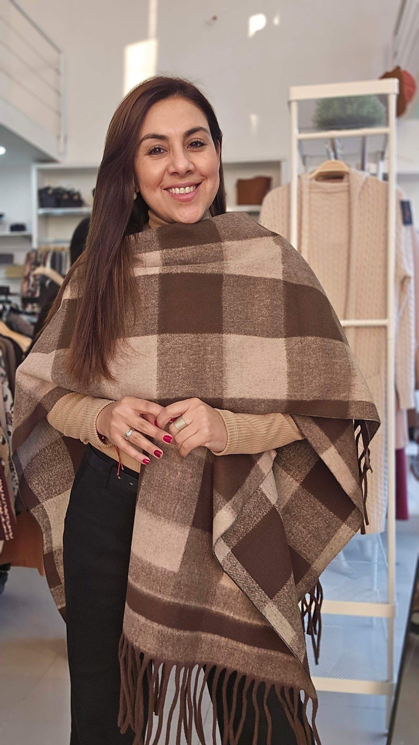 Poncho cuadrille