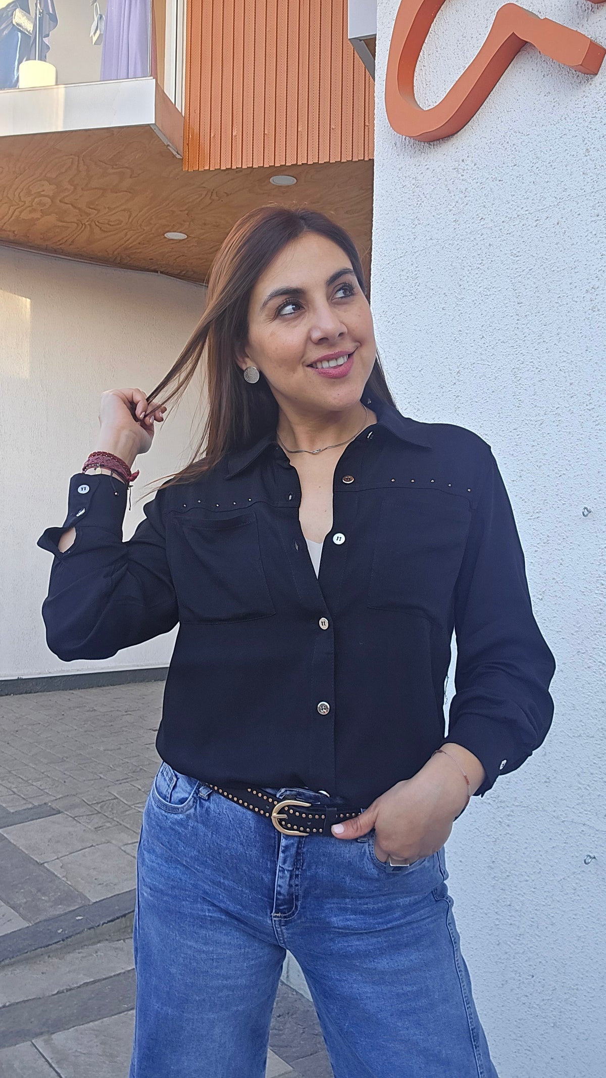 Blusa camisera marca GIVE