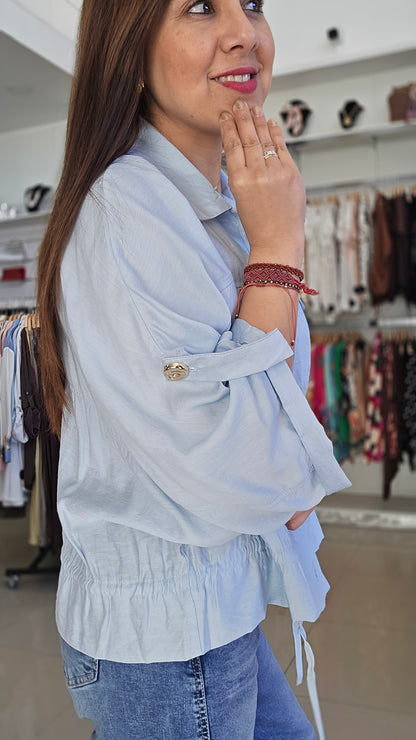 Chaqueta Celeste