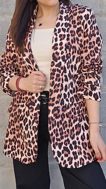 Blazer animal print