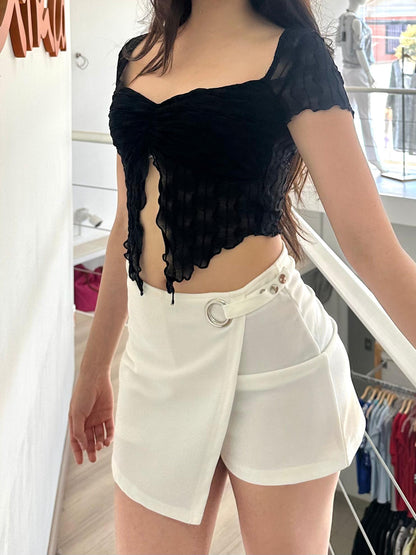 Top espalda transparente