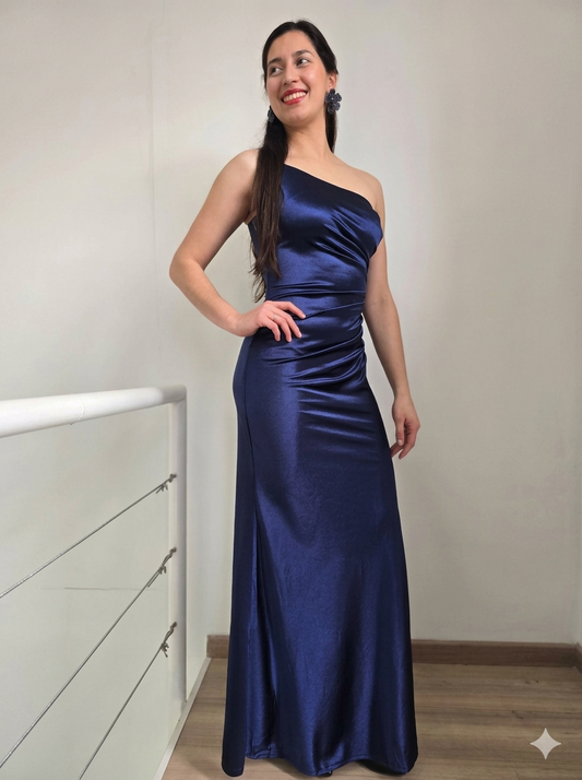 Vestido de fiesta satinado
