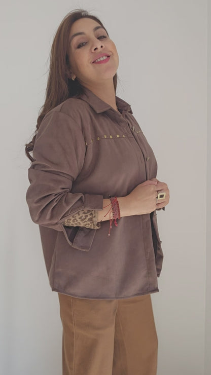 Chaqueta gamuza Andy